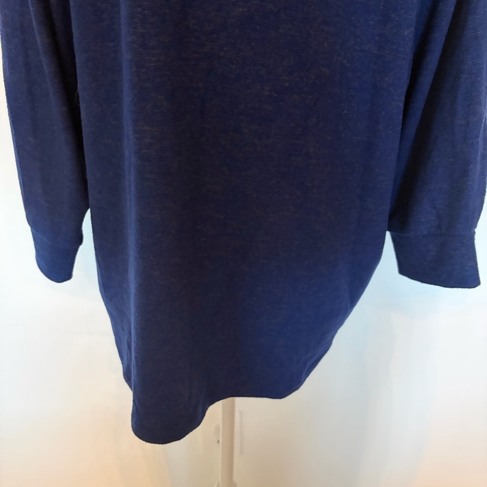 Cabi Cuddle Tee Cobalt Blue V-Neck 3/4 Sleeve Top Style 4438 Size M - Picture 10 of 12